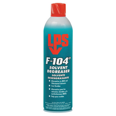 F-104 Fast Dry Solvent/Degreasers, 15 oz Aerosol Can