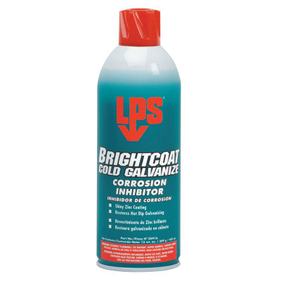 Bright Coat Cold Galvanize Corrosion Inhibitor, 16 oz Aerosol Can