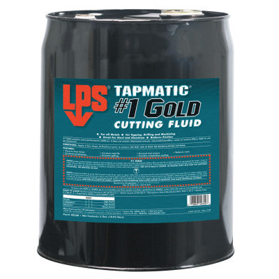 Tapmatic #1 Gold Cutting Fluids, 5 gal, Pail