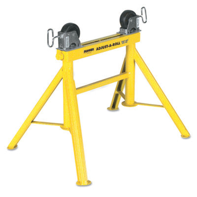 Lo Adjust-A-Roll Stands, 2,000 lb Cap., 1/2 in-36 in Pipe, 24 in H