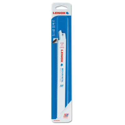 T2 Bi-Metal Reciprocating Saw Blades, 8 in x 3/4 in, 18 TPI, 25/PK