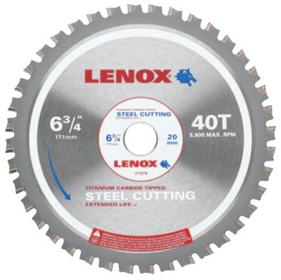 Metal Cutting Circular Saw Blades, 12 in, 60 Teeth