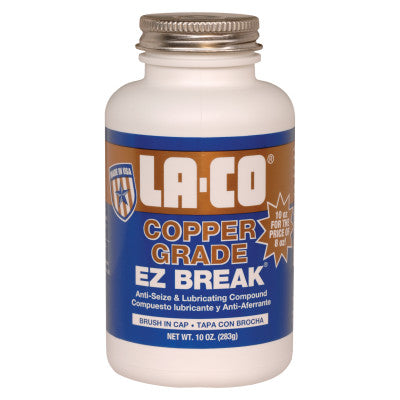 E-Z Break Anti-Seize Compound, 16 oz Brush-In-Cap, Silver Gray