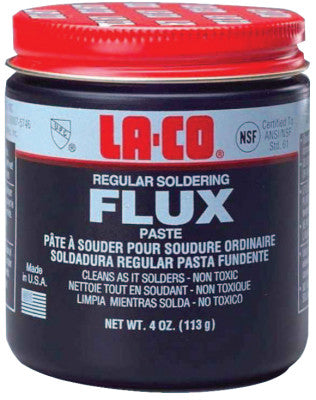 Regular Flux Paste, Jar, 4 oz.