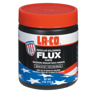 Regular Flux Paste, Brush-In-Cap, 4 oz.