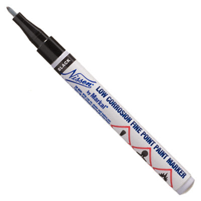 Low Corrosion Liquid Paint Markers, Black