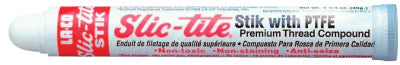 Slic-Tite Stik Thread Sealants w/PTFEs, 11/16 x 4 3/4 in Stick, White