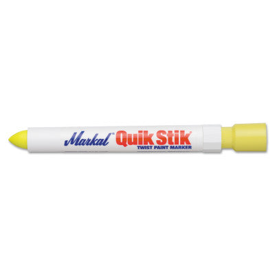 Quik Stik Markers, 11/16 in dia, 6 in, Fluorescent Yellow