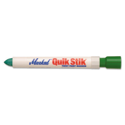 Quik Stik Markers, 11/16 in dia, 6 in, Green