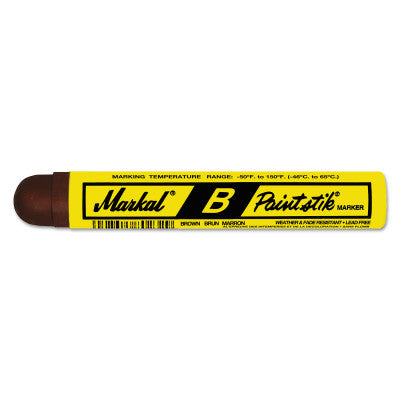 B Paintstik Paint Stick Markers, Round Tip, Brown
