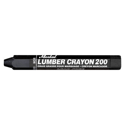 #200 Lumber Crayons, 1/2 in, Black