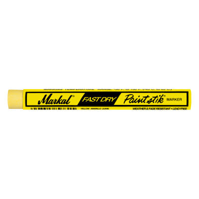 Paintstik Fast Dry Markers, 3/8 in, Yellow