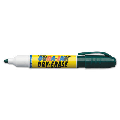 Dura-Ink Dry Erase Markers, Green, 1/8 in, Felt