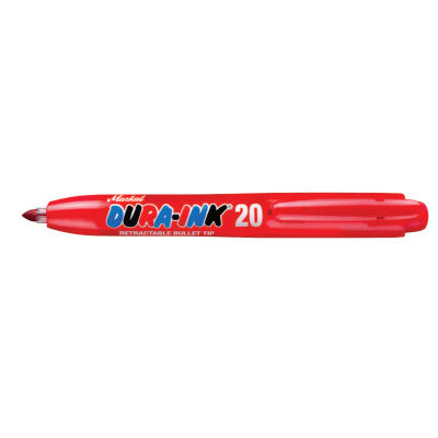 Dura-Ink 20 Ink Markers, Red, 1/16 in, Felt