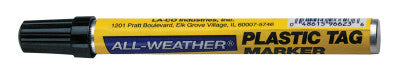 All-Weather Plastic Eartag Markers, Black, Medium