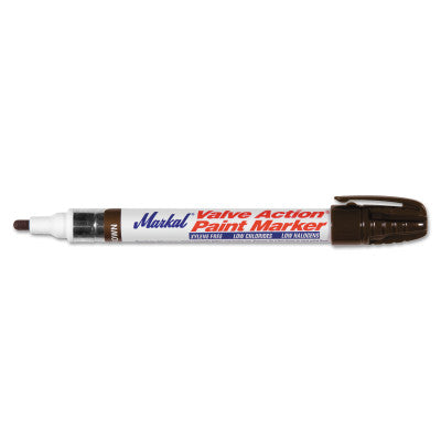 Valve Action Paint Markers, Brown, 1/8 in, Medium