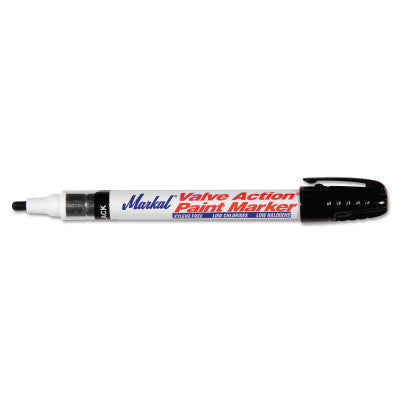 Valve Action Paint Markers, Black, 1/8 in, Medium