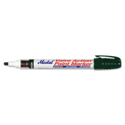 Valve Action Paint Markers, Green, 1/8 in, Medium