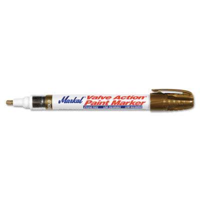 Valve Action Paint Markers, Gold, 1/8 in, Medium