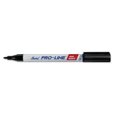 PRO-LINE Fine Point Paint Markers, 1/16 in Tip, Fine, Black