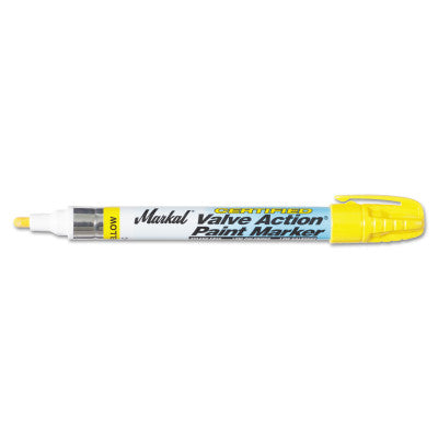 VALVE ACTION PAINT MARKER YELLOW CERTIFIED