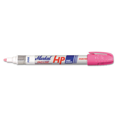 PRO-LINE HP Paint Markers, 1/8 in Tip, Medium, Pink