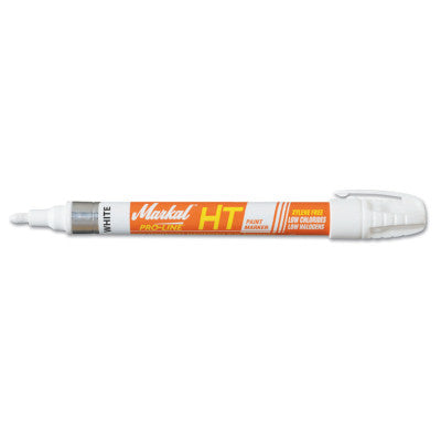 PRO-LINE HT Liquid Paint Markers, White, 1/8", Bullet