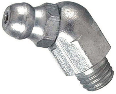 1/8" NPT Bulk Grease Fittings, 45Ã‚Âº Angle, 1/8 in (NPT)