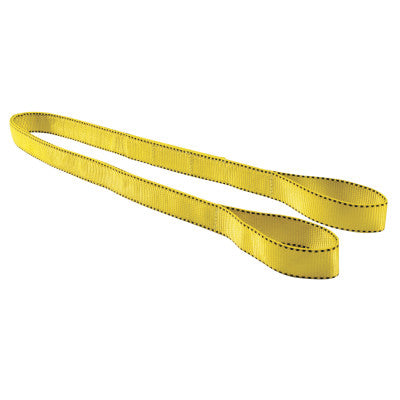 Pro-Edge Web Slings, 2" x 8', Eye To Eye, Polyester Domestic, Yellow