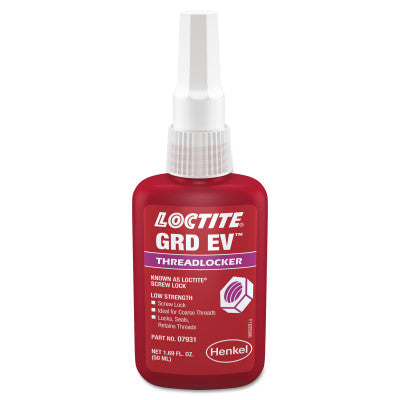 Screw Lock Threadlockers, 50 mL, Purple