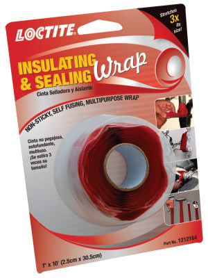 Insulating and Sealing Wraps, 2 in X 1 in, Red