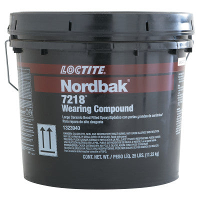 Nordbak Wearing Compound, 25 lb Plastic Pail