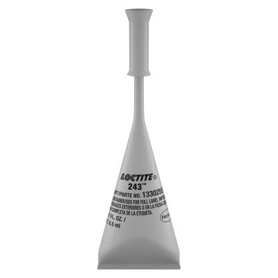 243 Threadlockers, Medium Strength, 0.5 mL, Blue