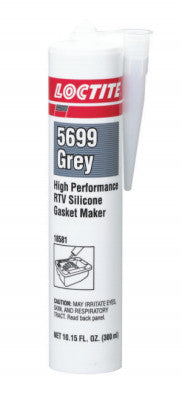 High Performance RTV Silicone Gasket Maker, 300 mL Cartridge, Grey