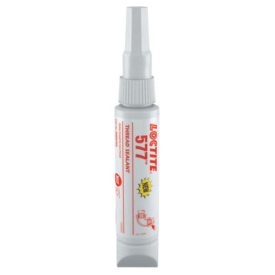 577 Thread Sealant, Coarse Threads, 50 mL Tube, Yellow