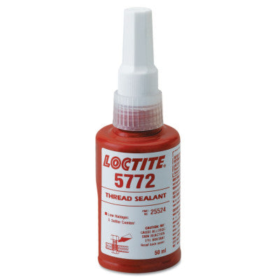 5772 Low Halogen, Low Sulfur Thread Sealants, 50 mL Bottle, Yellow