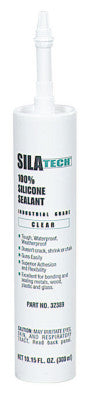 Silatech Clear RTV Silicone Adhesive Sealants, 300 mL Cartridge, Clear