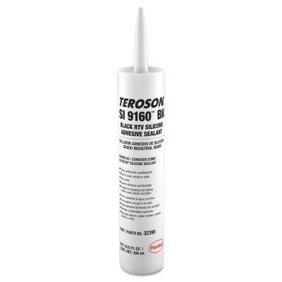 Silatech Black RTV Silicone Adhesive Sealants, 300 mL Cartridge, Black