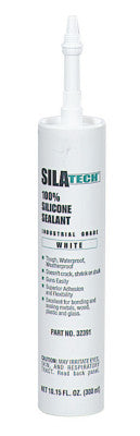 Silatech White RTV Silicone Adhesive Sealants, 300 mL Cartridge, White