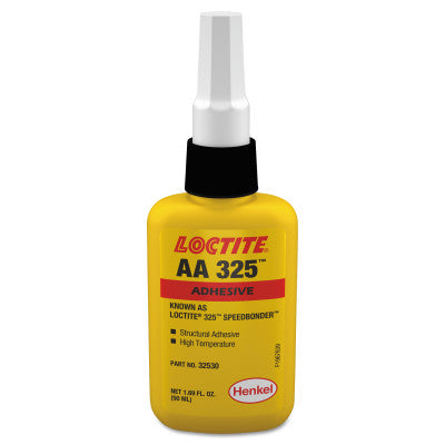 325 Speedbonder Structural Adhesive, High Temperature, 50 mL, Bottle, Amber