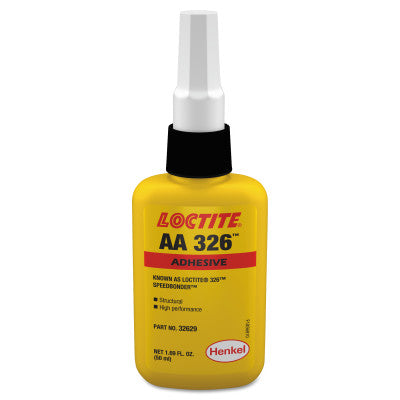 326 Speedbonder Structural Adhesive, Fast Fixture, 50 mL, Bottle, Amber