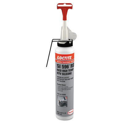 Superflex Red High Temp RTV, Silicone Adhesive Sealants, 300 mL Cartridge, Red