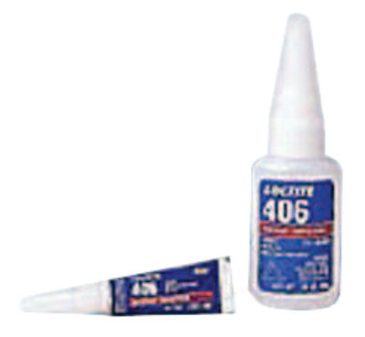 406 Prism Instant Adhesive, Surface Insensitive, 20 g, Bottle, Clear