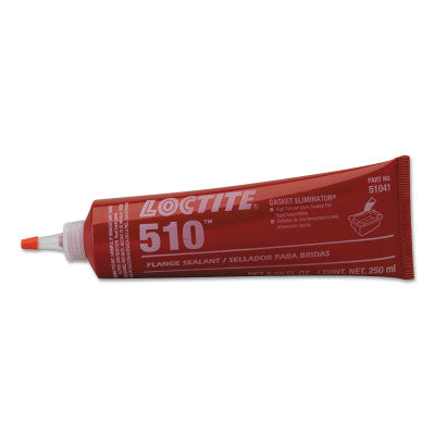 510 Gasket Eliminator Flange Sealant, High Temperature, 250 mL Tube, Red