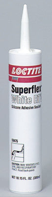 Superflex RTV, Silicone Adhesive Sealants, 300 mL Cartridge, White