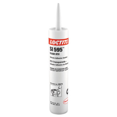 Superflex RTV, Silicone Adhesive Sealants, 300 mL Cartridge, Clear