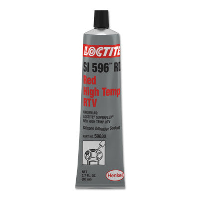 Superflex Red High Temp RTV, Silicone Adhesive Sealants, 80 mL Tube, Red