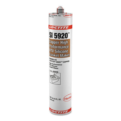 5920 Copper, High Performance RTV Silicone Gasket Maker, 300mL Cartridge, Copper