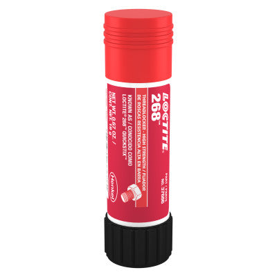 QuickStix 268 Threadlockers, High Strength, 19 g, 3/4 in Thread, Red