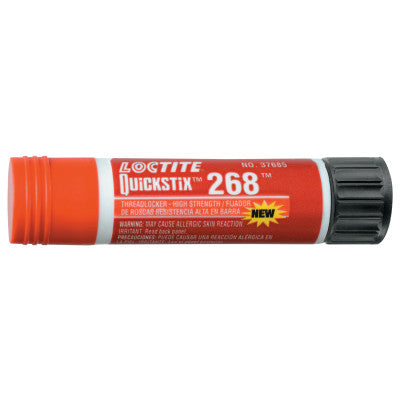 QuickStix 268 Threadlockers, High Strength, 9 g, 3/4 in Thread, Red
